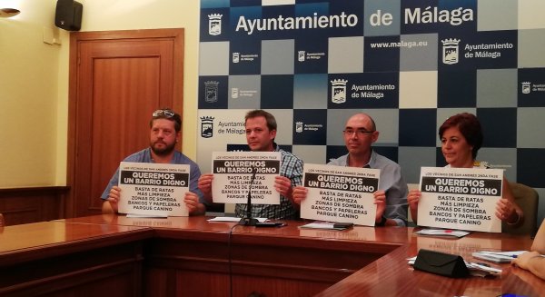Adelante Málaga exige medidas de rehabilitación y mejora en la Barriada de Nuevo San Andrés-Segunda Fase