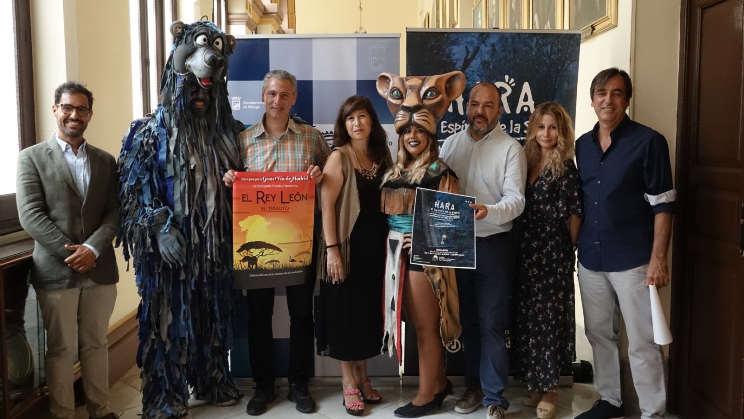 El Jardín Botánico de la Concepción acogerá los musicales del Rey León, El tributo y Hara, El Espíritu de la Selva