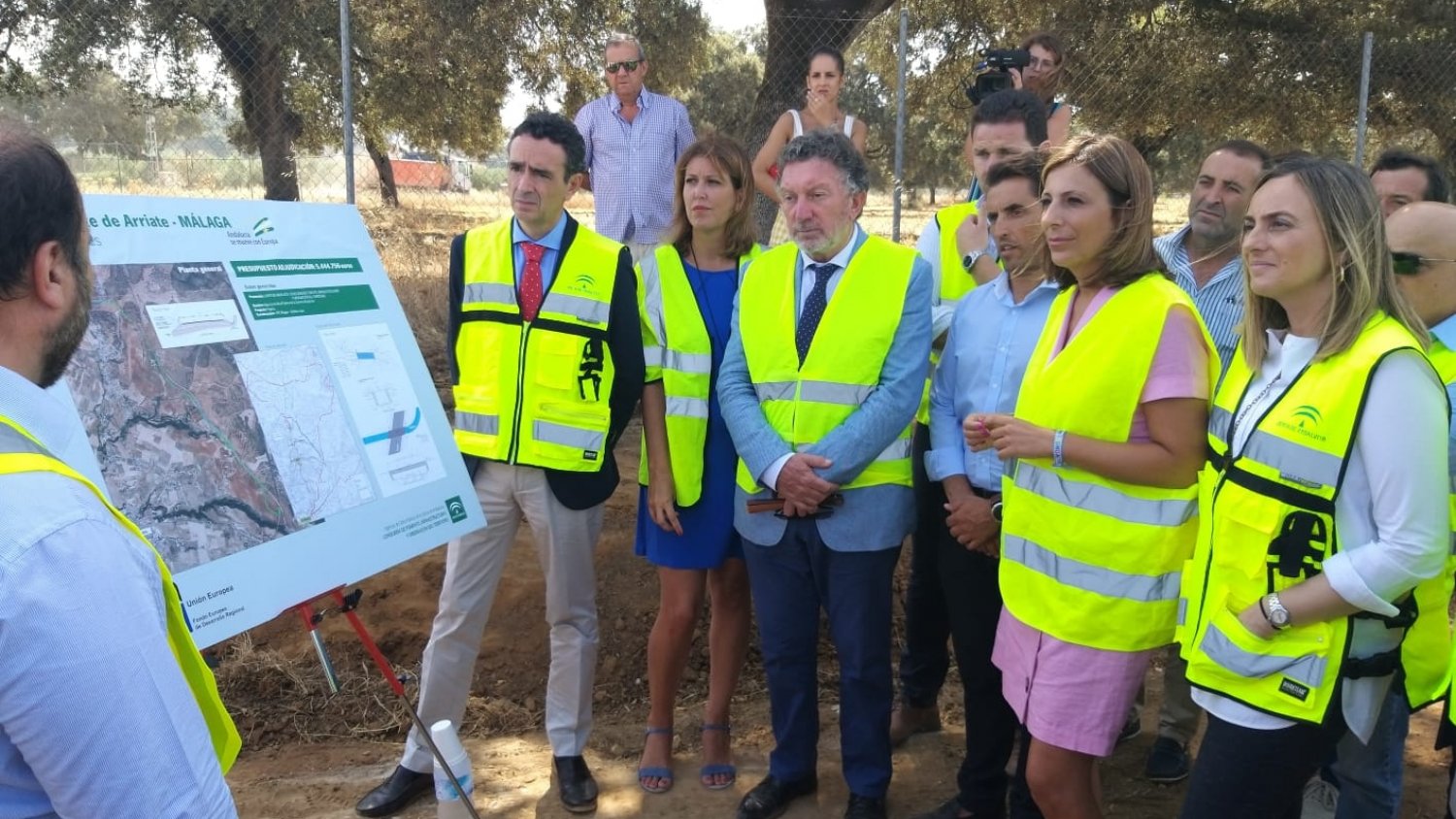 La Junta retoma las obras de la nueva variante este de Arriate en Málaga