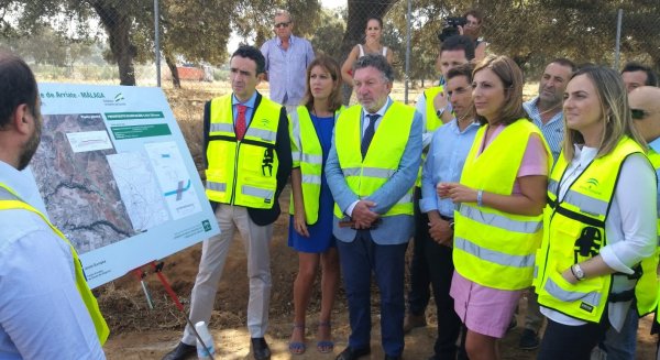 La Junta retoma las obras de la nueva variante este de Arriate en Málaga