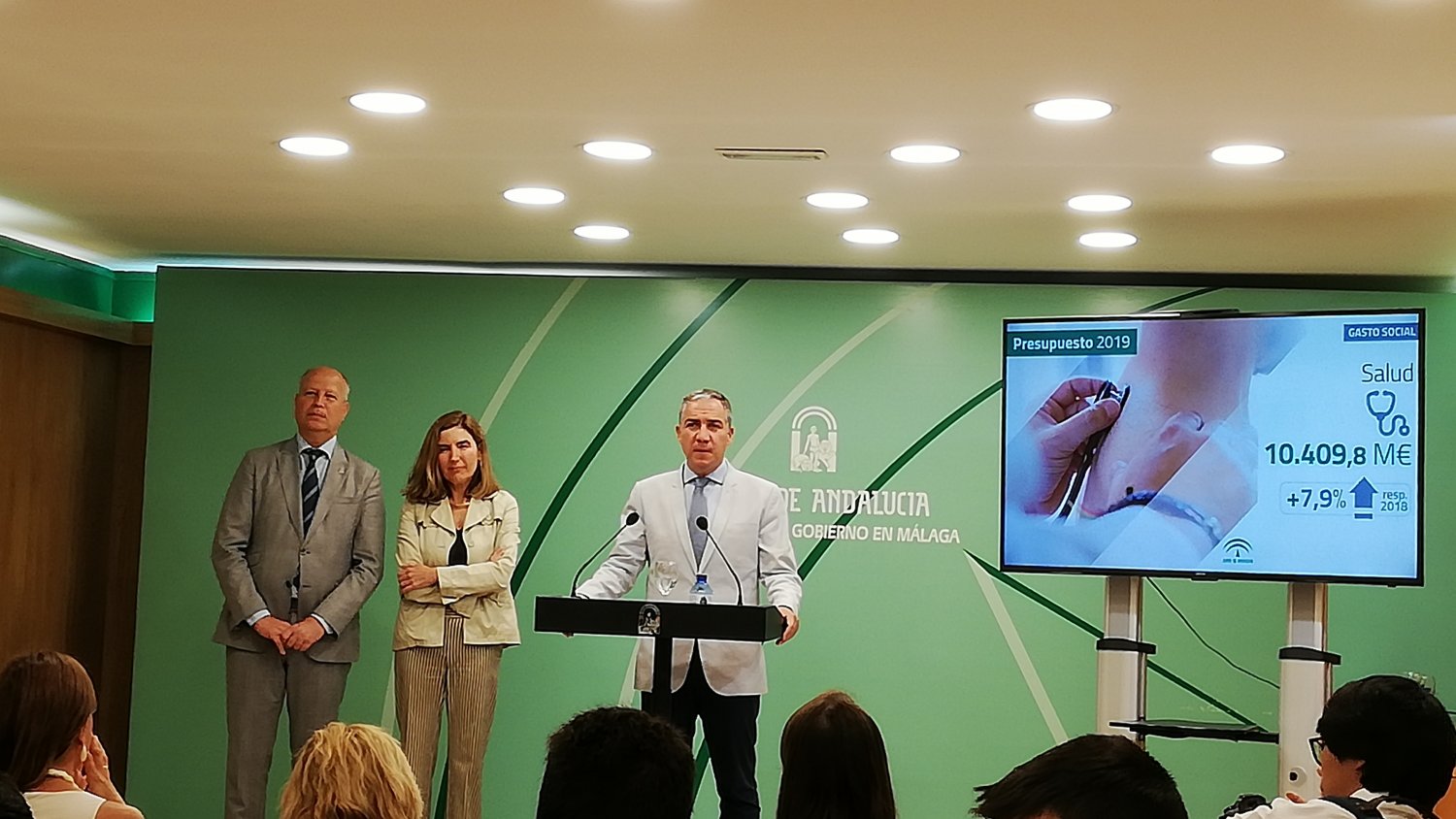Los presupuestos andaluces destinan 153 millones de euros para inversiones en Málaga