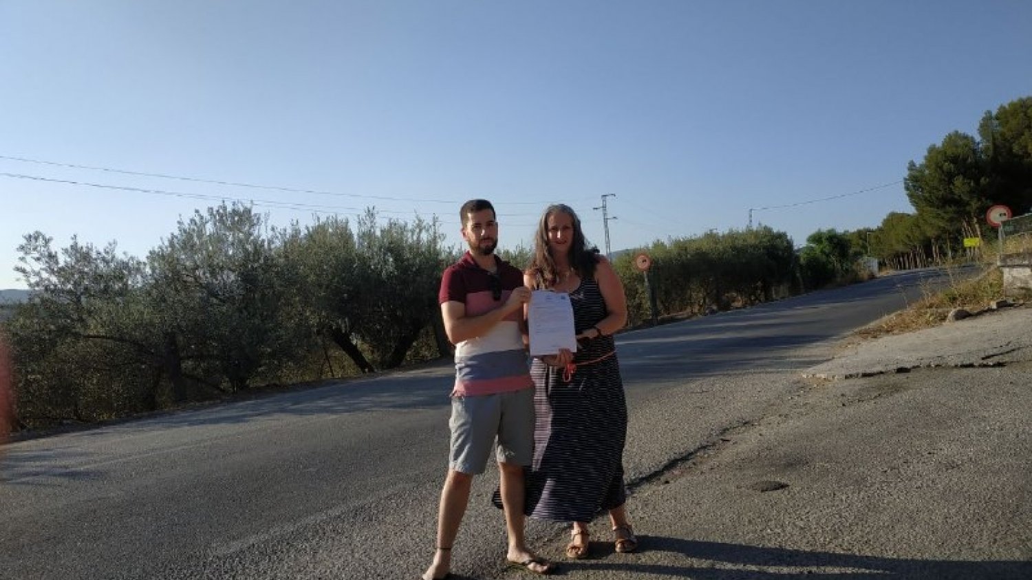 Adelante Cártama plantea una moción para mejorar la seguridad vial del acceso a El Sexmo prolongando los badenes existentes