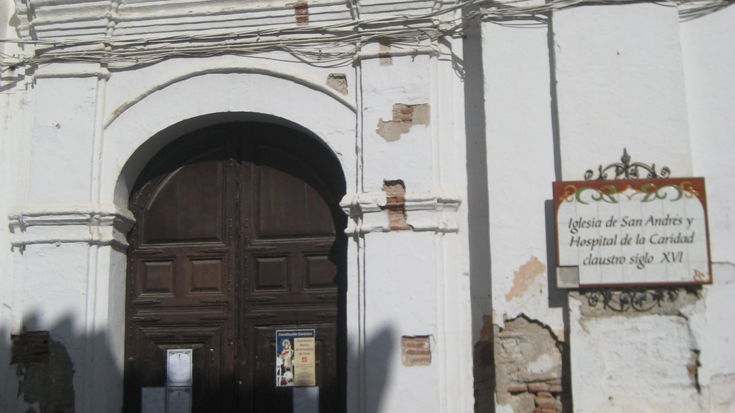 La Junta adjudica la rehabilitación del hospital de la Caridad y la iglesia de San Andrés de Coín a Construcciones Otero S.L por 2,3 millones