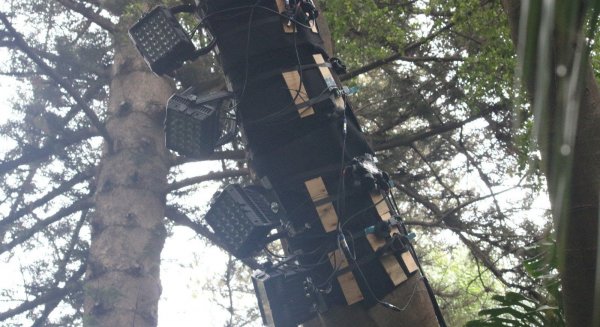 IU denuncia “graves daños” en el arbolado de La Concepción a causa del espectáculo navideño privado