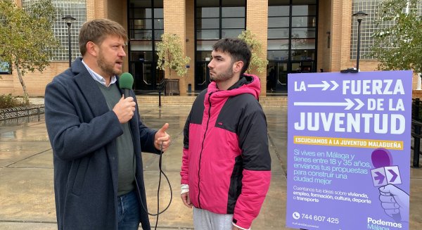 Podemos lanza una campaña para dar voz a la juventud malagueña