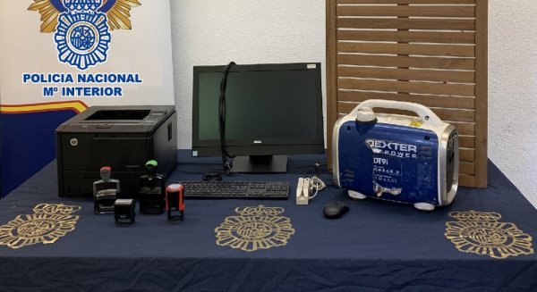 La Policía Nacional recupera un equipo informático sustraído en un hospital de Marbella que almacenaba datos de pacientes