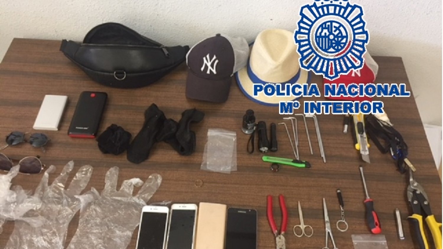 La Policía Nacional desarticula un grupo criminal especializado en robos en viviendas por el método ‘bumping’