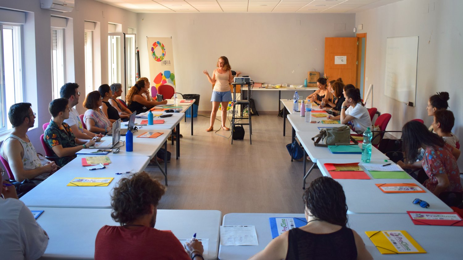 El programa 'Proclima' de Ecoherencia forma en La Noria a 40 desempleados a través de dos cursos para luchar contra el cambio climático