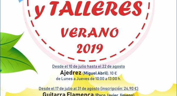 El Ayuntamiento de Estepona abre el plazo de inscripción en los Cursos de Verano de la Delegación Cultura