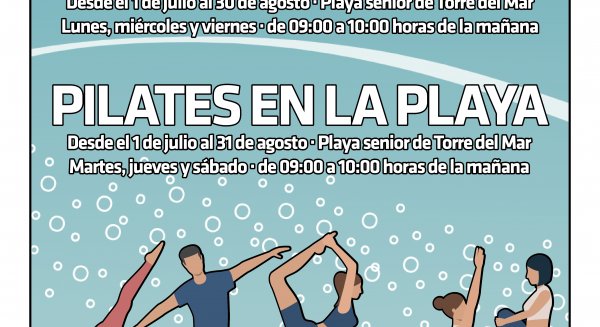 Torre del Mar ofrecerá sesiones gratuitas de yoga y pilates en la playa durante el verano a partir del 1 de julio