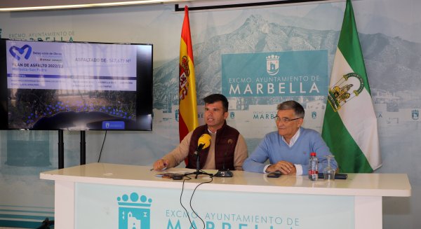 Marbella ejecutará el plan de asfalto “más ambicioso de su historia” con 147.677 metros cuadrados
