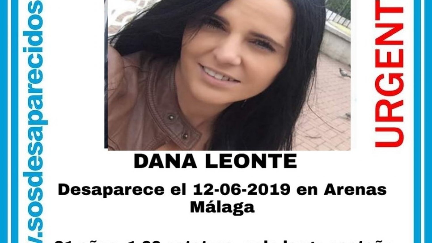 Continúa en paradero desconocido Dana Leonte, la joven residente del municipio malagueño Arenas