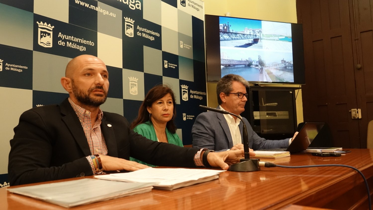 La pasarela peatonal del Perchel será sustituida por un puente de estructura similar al de los Alemanes