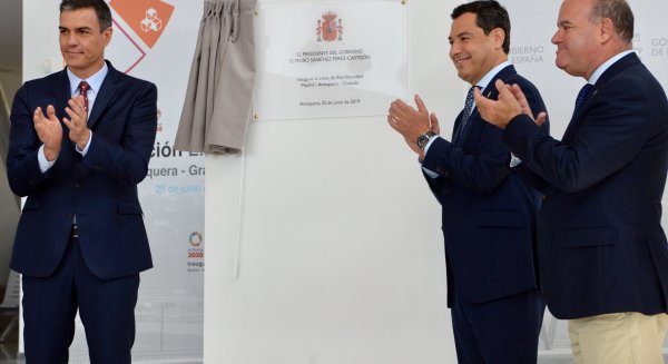 Moreno aspira a convertir a Andalucía en locomotora de España a través de una apuesta firme en infraestructuras