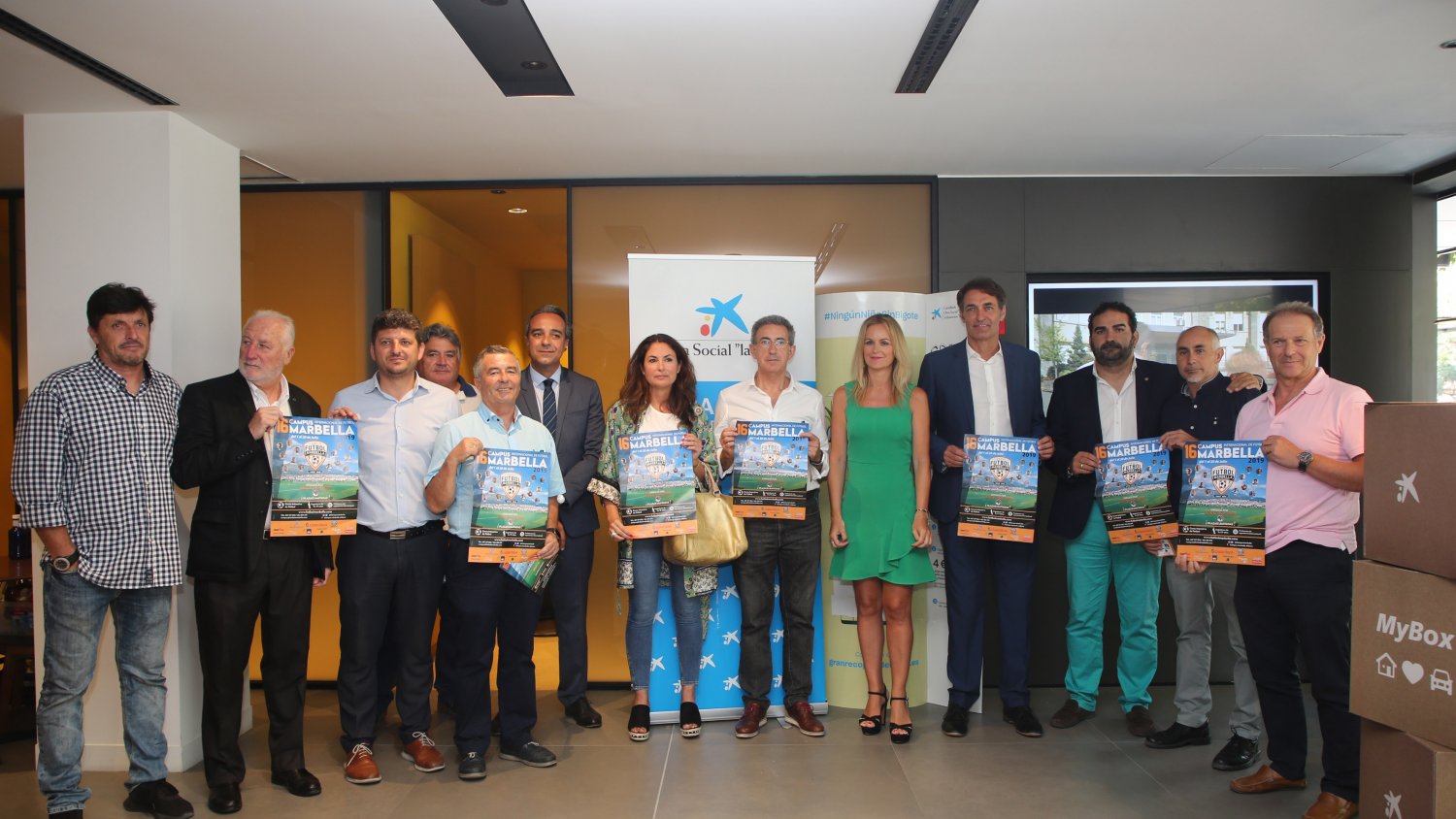 Un total de 55 menores en riesgo de exclusión social participarán en la nueva edición del Campus de Fútbol Marbella