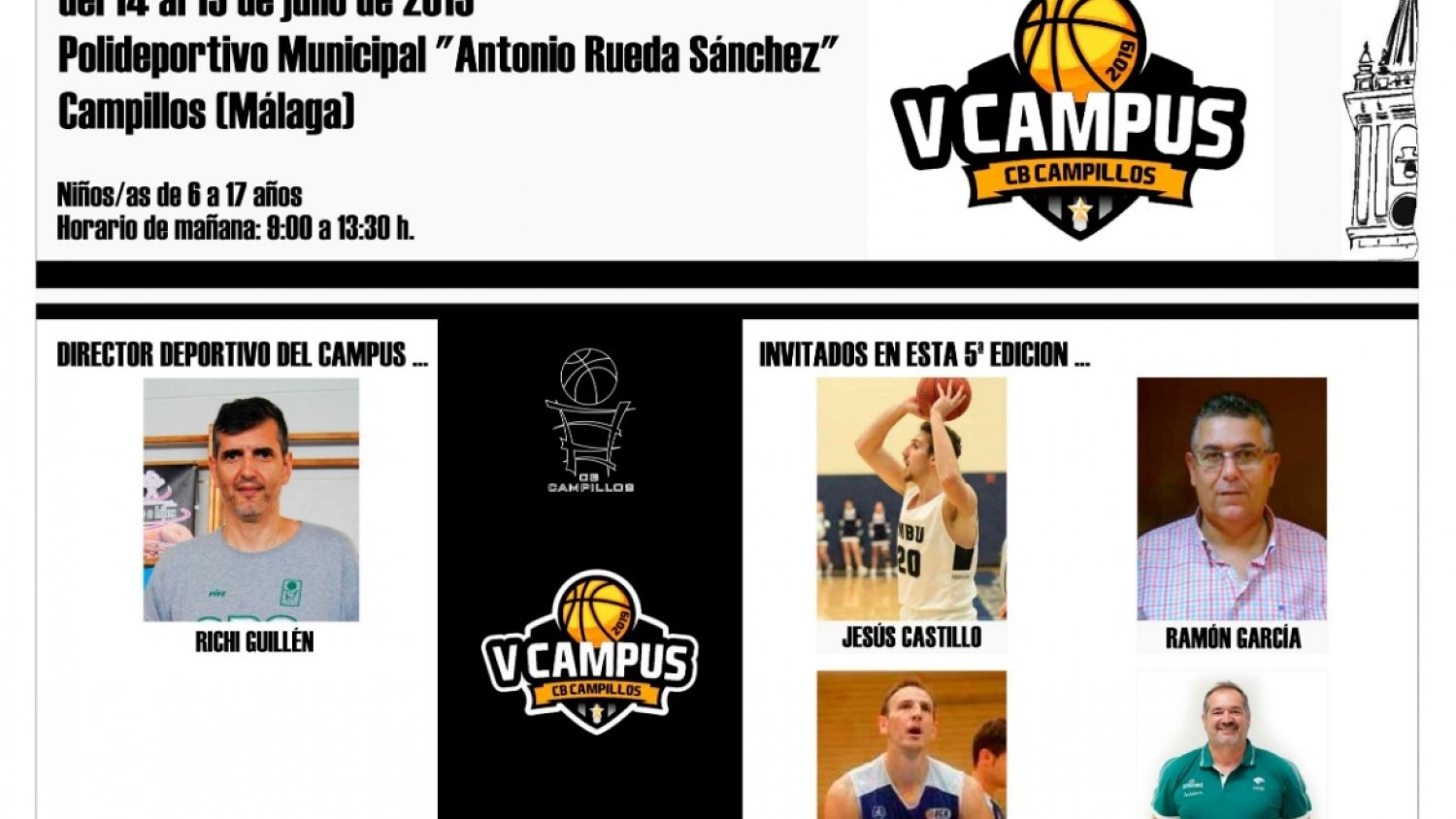 El Club Baloncesto de Campillos acogerá su ‘V Campus de Verano’ del 14 al 19 de julio