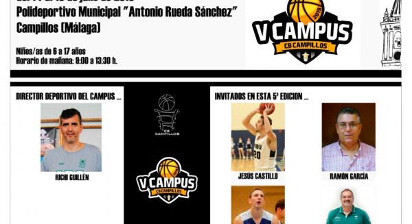 El Club Baloncesto de Campillos acogerá su ‘V Campus de Verano’ del 14 al 19 de julio