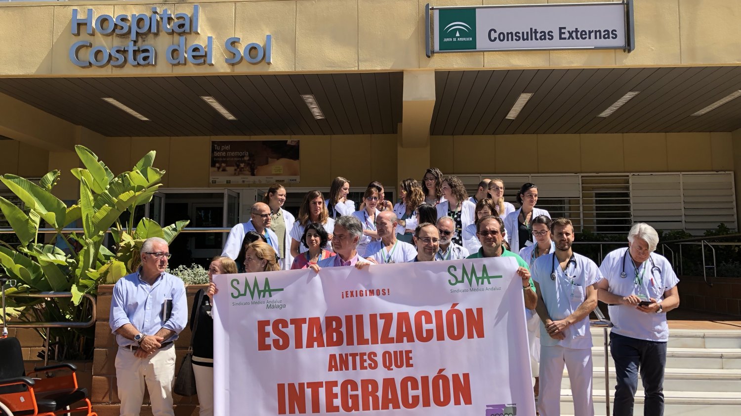 La Agencia Pública Sanitaria Costa del Sol exige la estabilización laboral previa al proceso de integración
