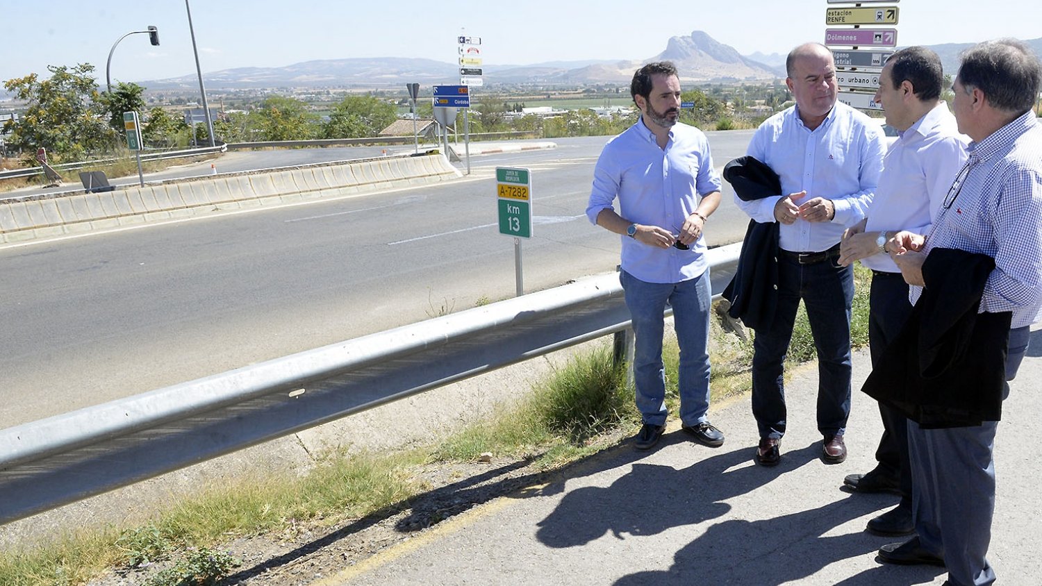 Fomento licita las obras de mejora de los accesos a Antequera en la A-7282