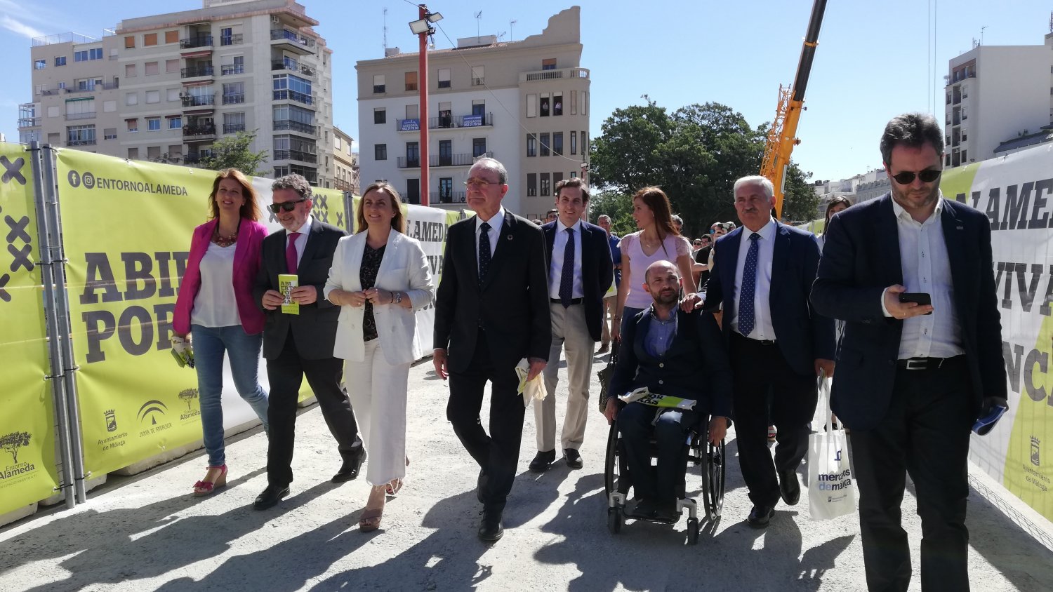 Carazo afirma tener sobre la mesa un estudio de demanda para analizar la rentabilidad de las distintas prolongaciones del metro en Málaga