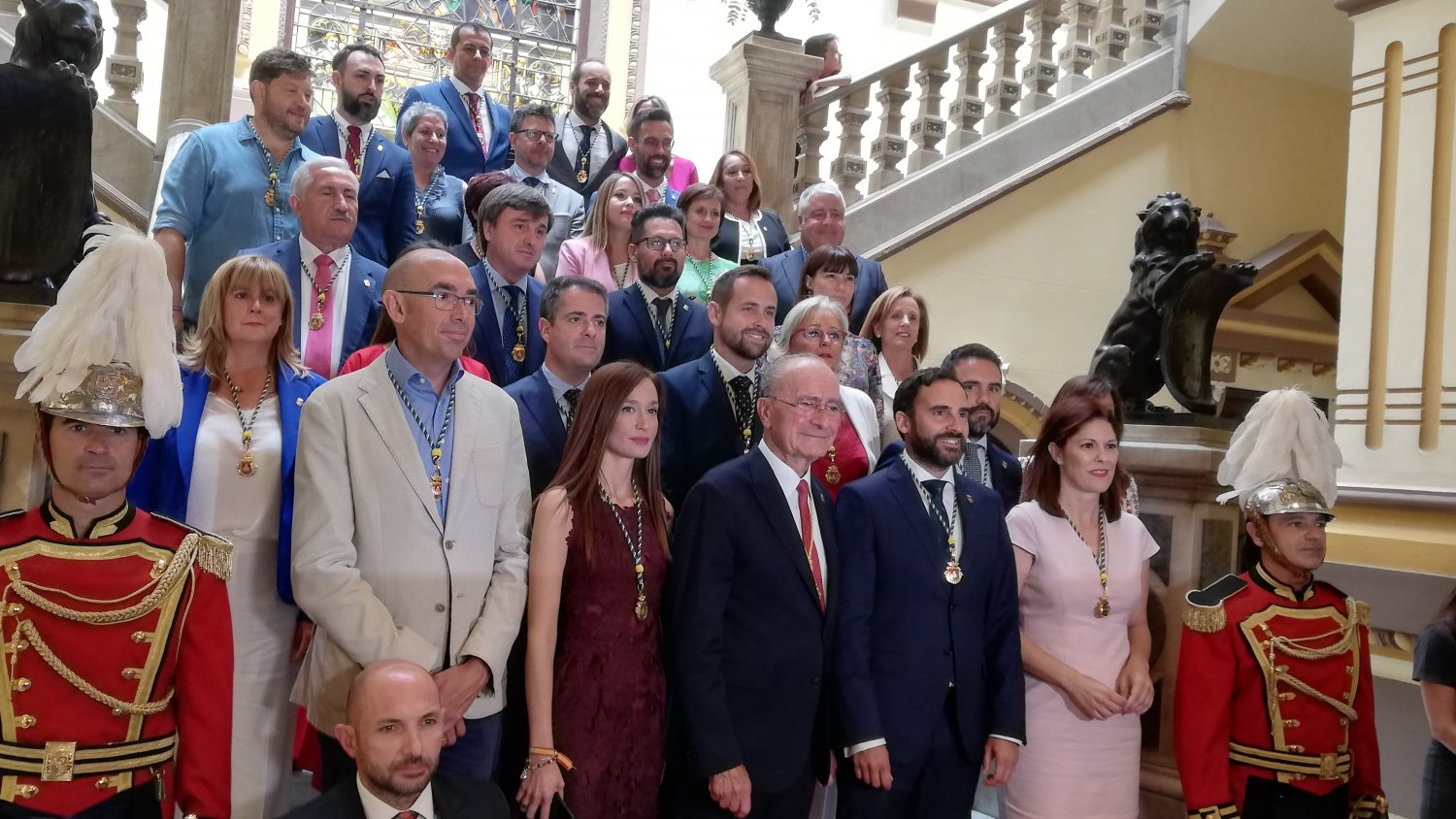 Francisco de la Torre ha sido investido alcalde de Málaga y encara su sexto mandato consecutivo