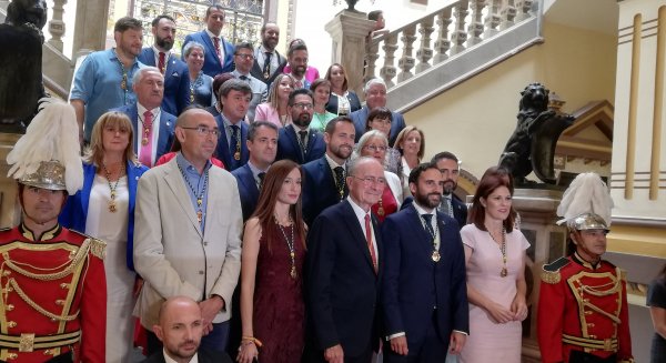 Francisco de la Torre ha sido investido alcalde de Málaga y encara su sexto mandato consecutivo