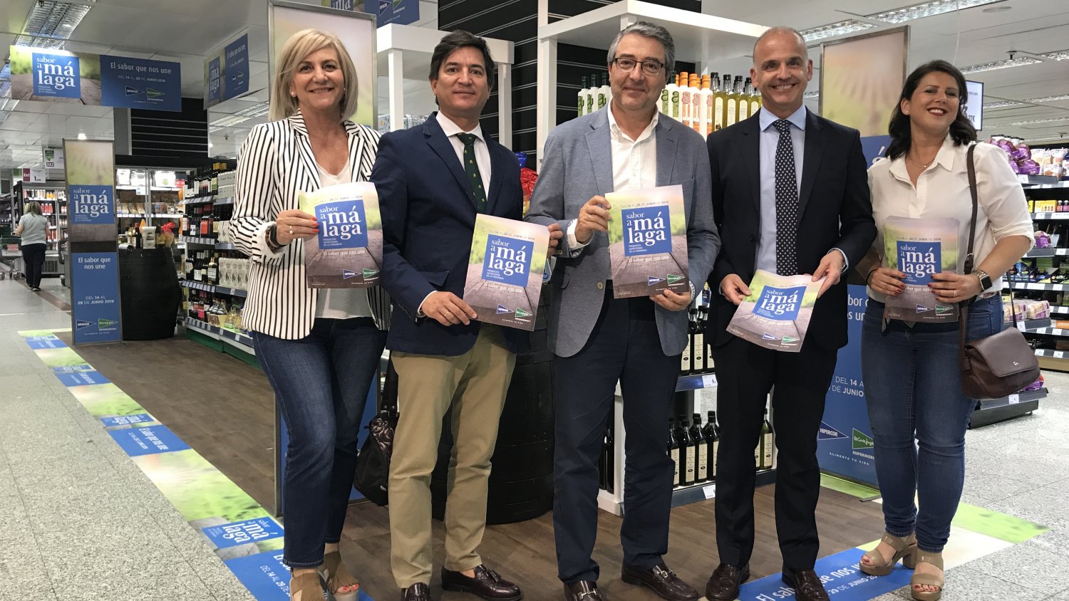 Cinco tiendas Hipercor y supermercados de El Corte Inglés lanzan una nueva campaña para la promoción de la marca `Sabor a Málaga'