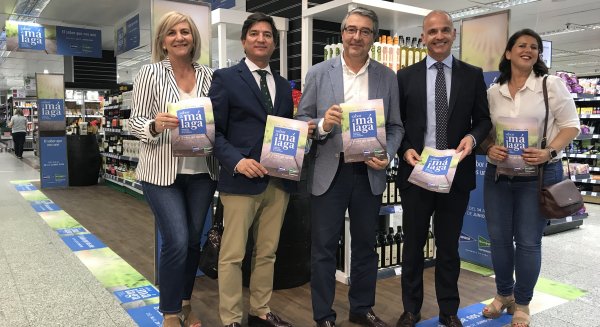 Cinco tiendas Hipercor y supermercados de El Corte Inglés lanzan una nueva campaña para la promoción de la marca `Sabor a Málaga'
