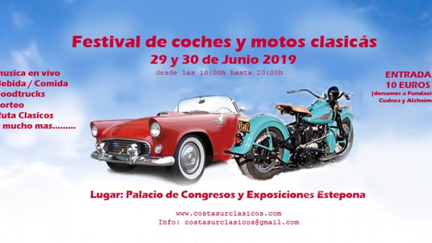 Estepona acogerá la 'III Exposición de Coches y Motos Clásicas' en su Palacio de Exposiciones y Congresos