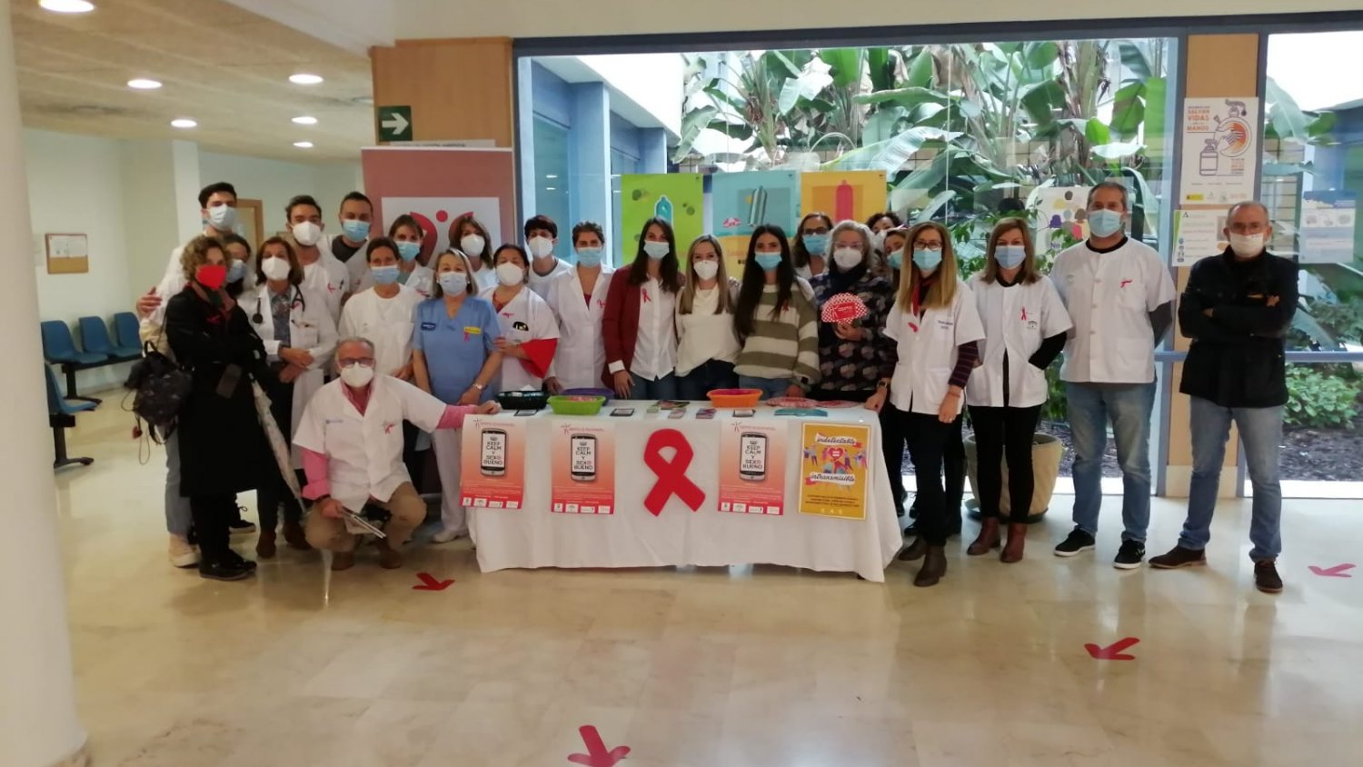 El Centro de Salud Victoria conmemora el Día del SIDA con la Asociación Ciudadana Anti Sida