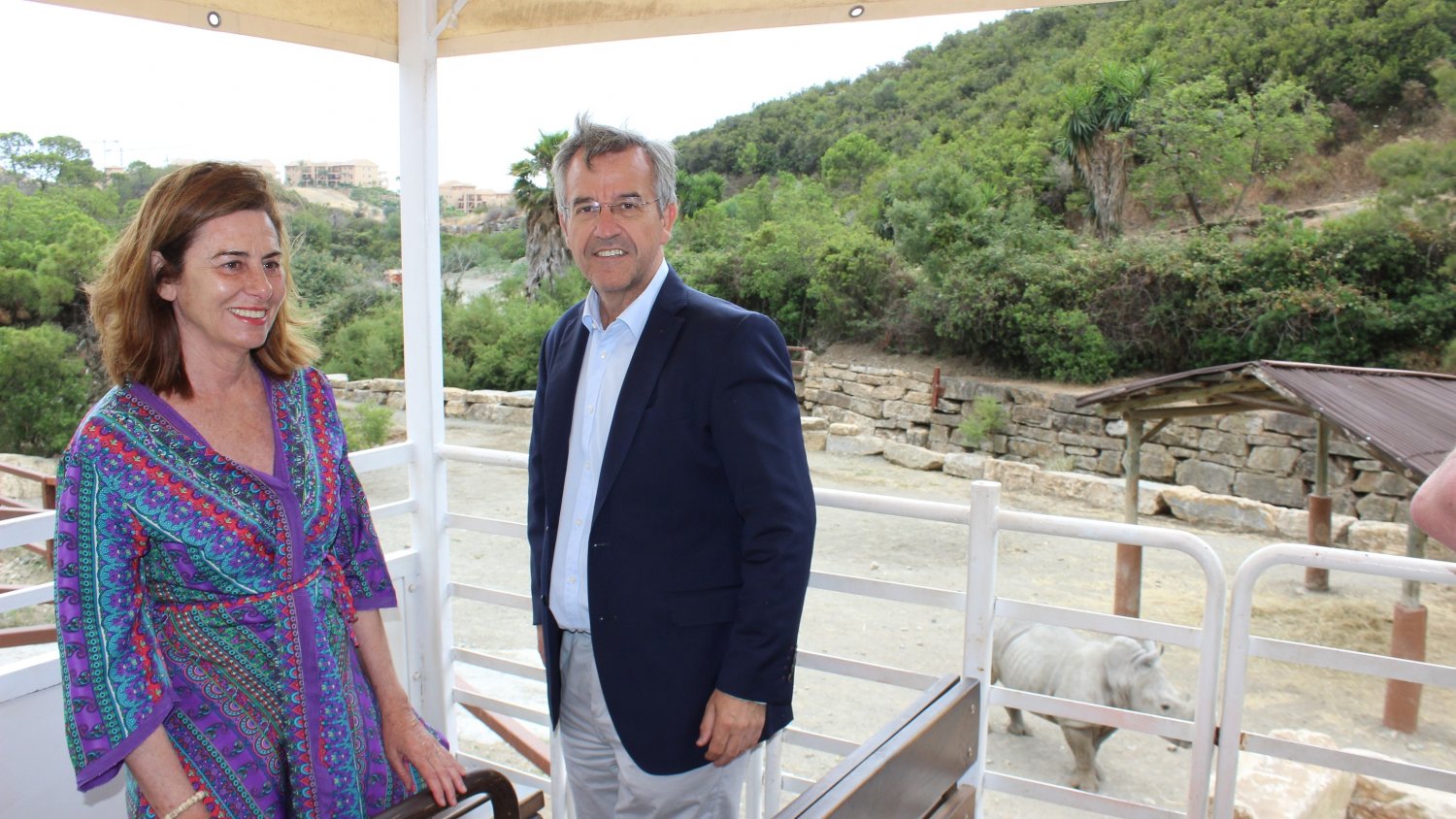 El Selwo Aventura de Estepona inaugura 'Territorio Sabana', el hábitat del Rinoceronte Blanco
