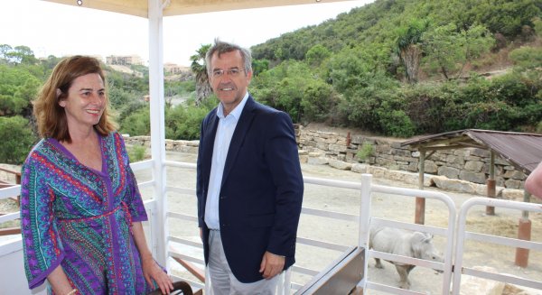 El Selwo Aventura de Estepona inaugura 'Territorio Sabana', el hábitat del Rinoceronte Blanco