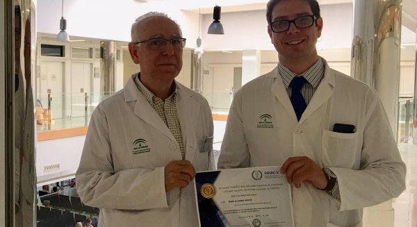 Un especialista del Hospital Virgen de la Victoria recibe el premio a la mejor tesis doctoral en Angiología y Cirugía Vascular 2019