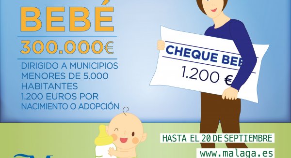La Diputación pone en marcha las ayudas del 'cheque bebé' por un valor de 300.000 euros