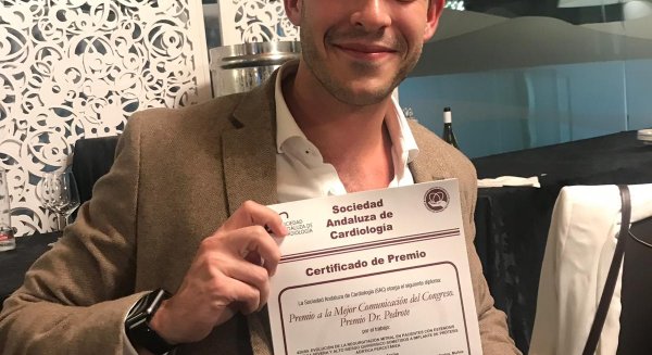 Un residente de Cardiología del Hospital Regional de Málaga premiado por un estudio que evalúa la mejora de los pacientes con prótesis aórticas