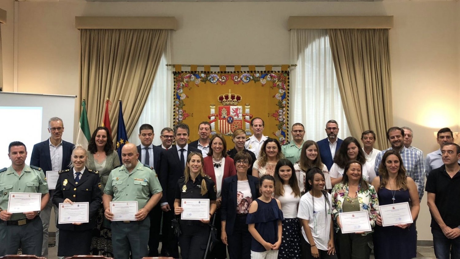 El fomento de la igualdad como tema central en el acto de entrega de diplomas del 'Plan para la Convivencia y Seguridad' en colegios e institutos