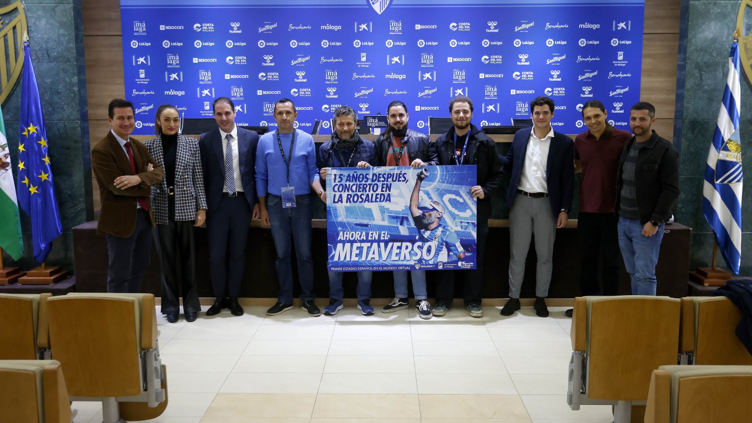 El Ayuntamiento y el Málaga C.F. impulsan la celebración de un concierto virtual en La Rosaleda