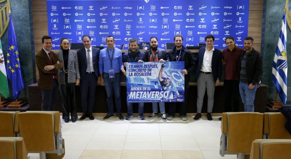 El Ayuntamiento y el Málaga C.F. impulsan la celebración de un concierto virtual en La Rosaleda