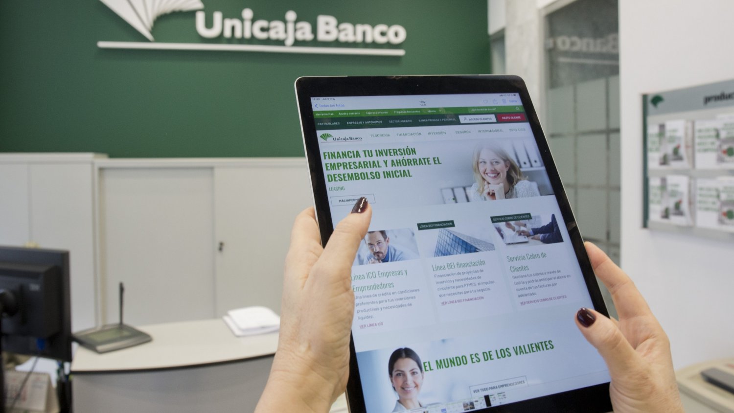 Unicaja Banco reafirma su apuesta por las empresas y refuerza el acceso a sus servicios en la aplicación móvil de banca digital