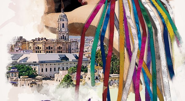 El cartel  diseñado por Fátima Giménez elegido como ganador por votación popular para anunciar la ‘Feria de Málaga 2019’