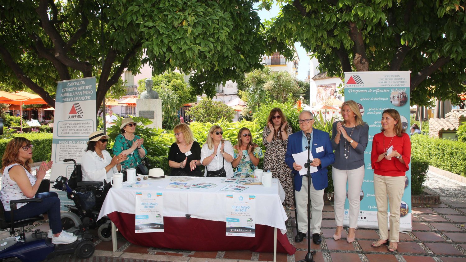 El Ayuntamiento de Marbella celebra el Día Mundial de la Esclerosis Múltiple reivindicando la necesidad de impulsar líneas de investigación