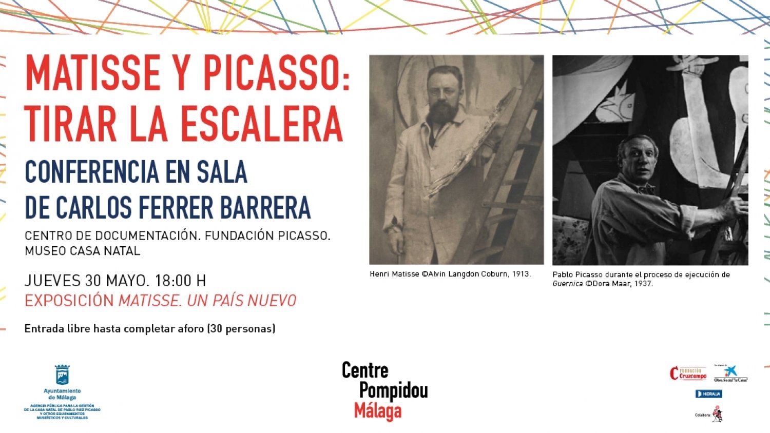 Carlos Ferrer hablará, en el Centre Pompidou, sobre la relación de amistad entre Matisse y Picasso