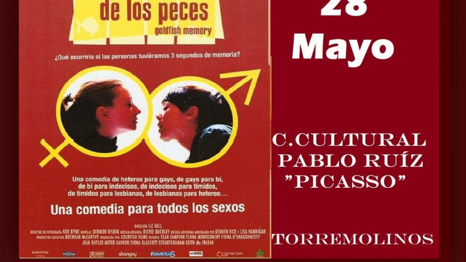 El ciclo 'Martes de Cine LGTBI' proyecta hoy la película irlandesa 'La memoria de los peces'