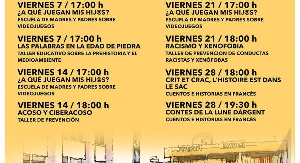 La Biblioteca Cánovas del Castillo acogerá talleres educativos infantiles sobre xenofobia, ciberacoso y videojuegos