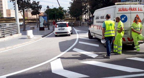 Fomento abre el paso inferior de García Caparrós al tráfico tras cerca de cuatro años cerrado