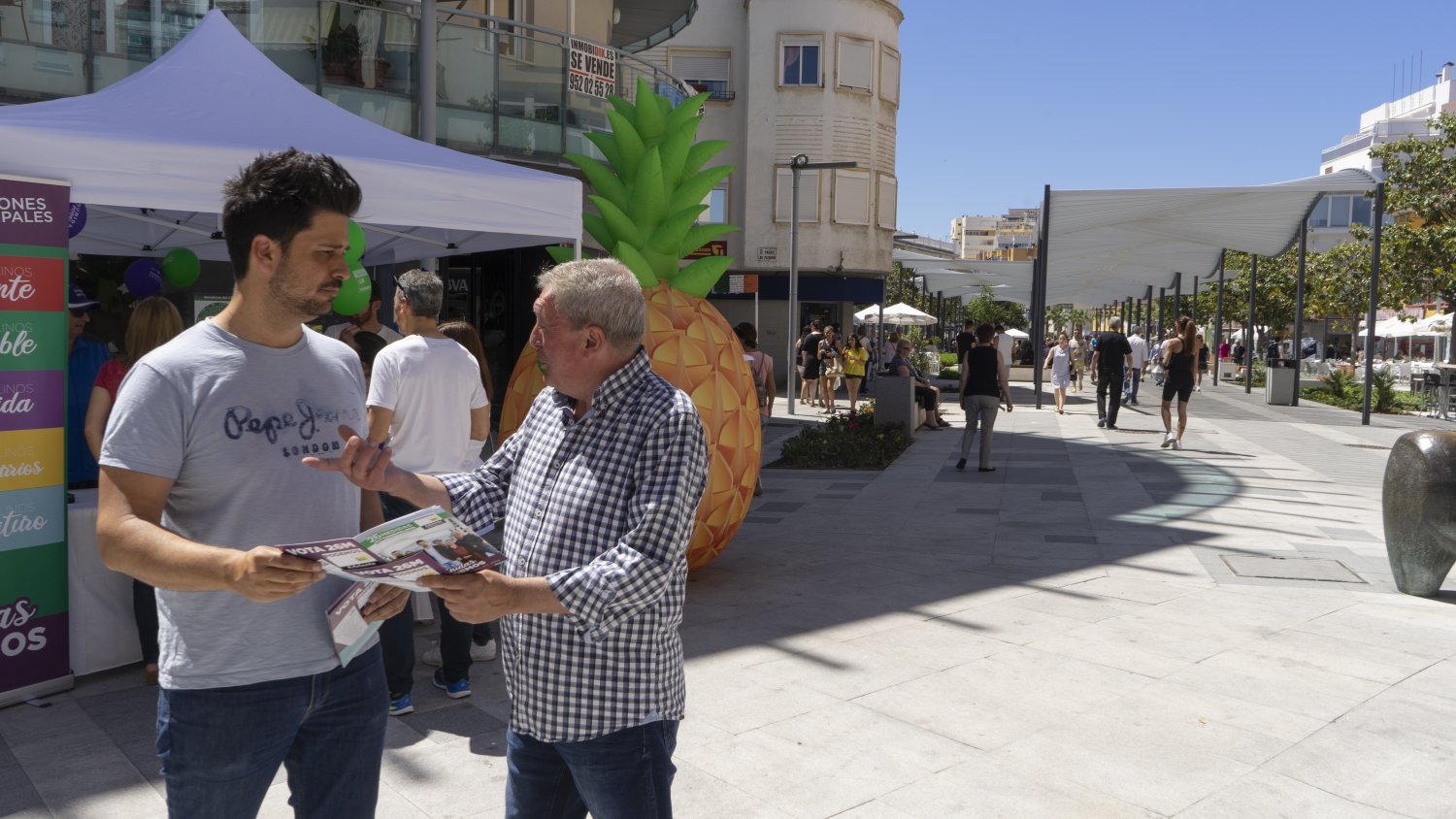 Adelante Torremolinos transformará las plazas con más zonas verdes y de ocio para todas las edades