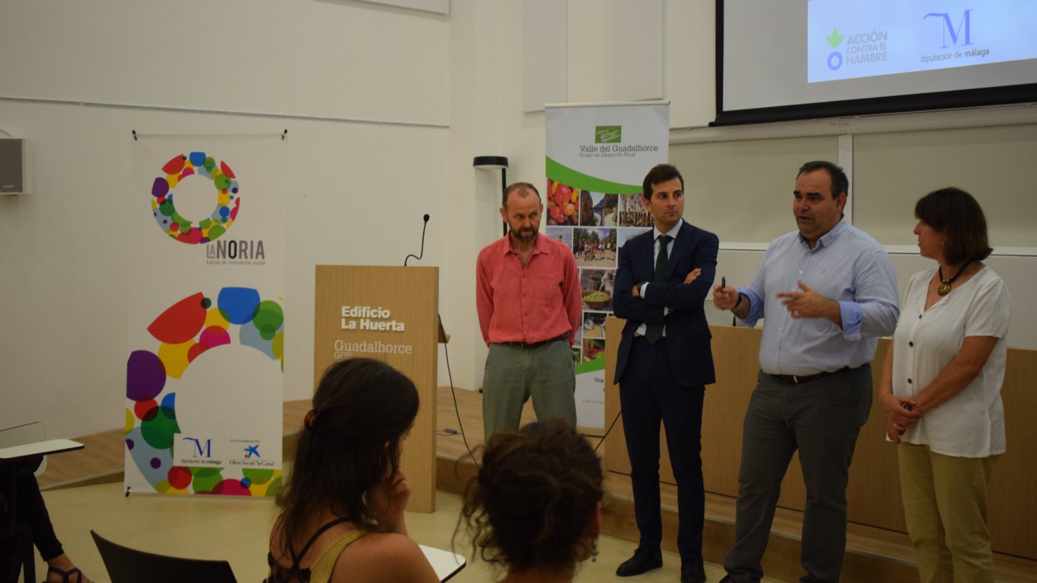 La Noria y Acción contra el Hambre celebran en Pizarra un encuentro sobre agricultura ecológica, desarrollo sostenible y emprendimiento