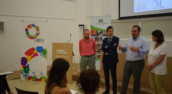 La Noria y Acción contra el Hambre celebran en Pizarra un encuentro sobre agricultura ecológica, desarrollo sostenible y emprendimiento