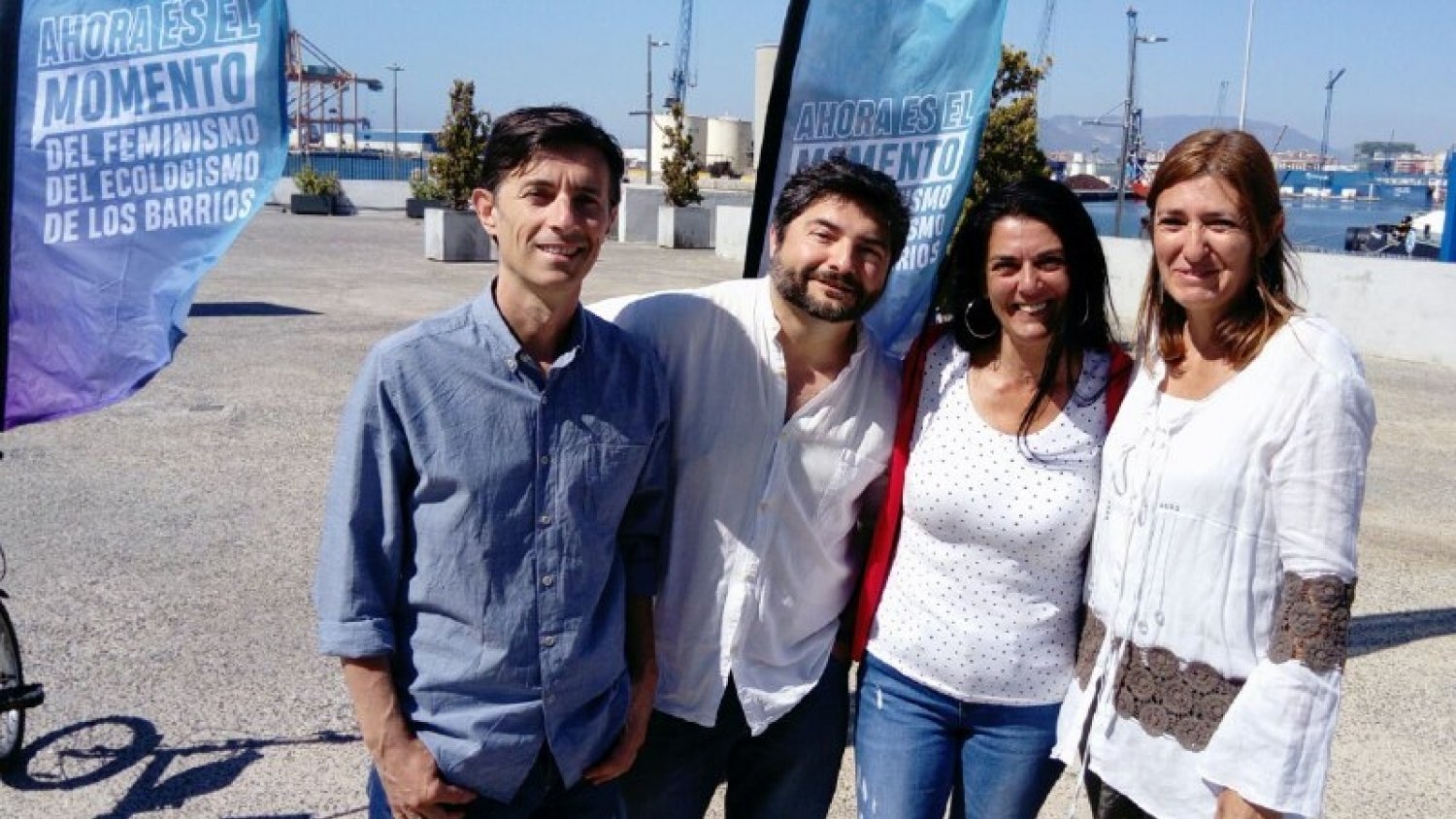 Málaga Ahora muestra su rechazo al proyecto del rascacielos en el Puerto
