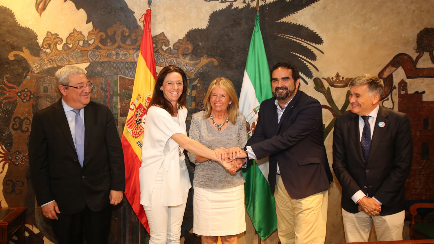 Acosol e Hidralia firman en el Ayuntamiento de Marbella un convenio marco para impulsar inversiones hidráulicas en el municipio